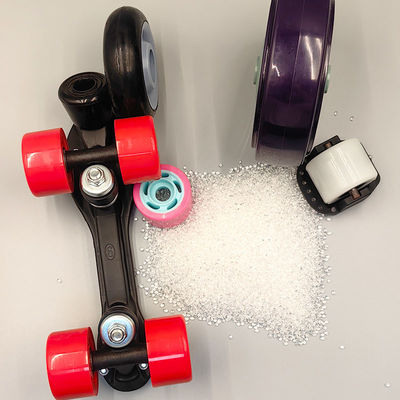 Hydrolysis-resistant and high/low temperature resistant TPU raw materials are used in casters.